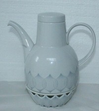 rosenthal lotus coffee pot with warmer stand bjorn wiinblad design
