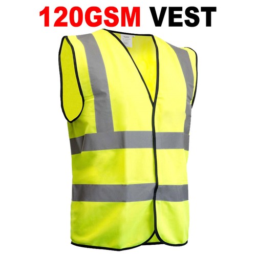 Yellow orange vis vest - hi,