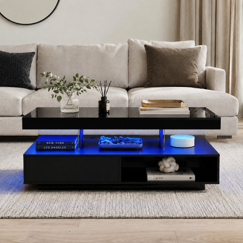 Coffee table led - coffee,