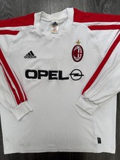 Original Adidas AC Milan 2001/2002 Training Jumper Sweatshirt Mens Large