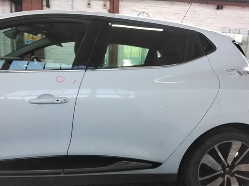 Rear passenger door left white - passenger,