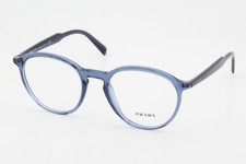 Prada VPR13T Unisex Round Glasses Frame Blue Gradient 51mm