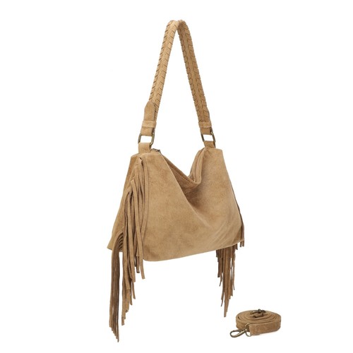 Ladies fringe suede h777 hobo - fringe,