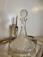 Vintage elegant glass - glass, ship