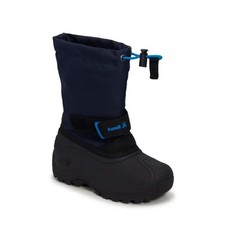 Kamik Kids Waterproof Snow Boots Navy Blue Size 8 Winter Warm