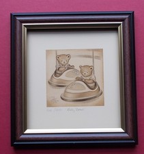 TEDDY BEAR PRINT   FRAMED BY