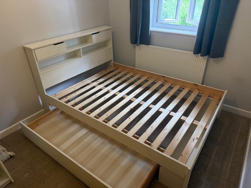 Double bed with - with, and