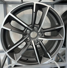20"rs7 gloss gmp alloy wheels audi/passat/skoda/q3/a4/a6/a5/a7 + tyres