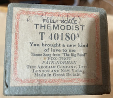 Aeolian Themodist f. sc Pianola Roll-T40180A You brought a new kind of love-Fain