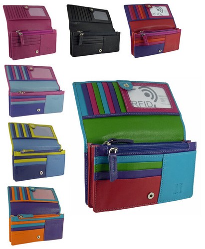 Womens real leather rfid - womens,