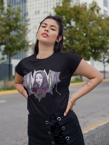 Bat mom morticia tshirt - tshirt,, sizes