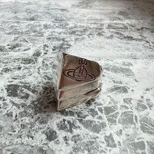 VIVIENNE WESTWOOD Knuckle Duster Armor Ring Silver Unisex Used No Box from JP