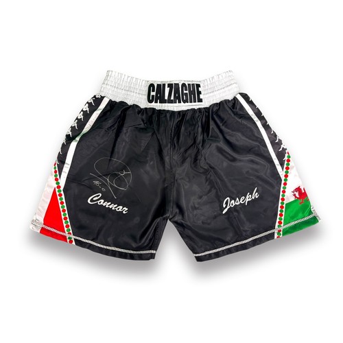Joe calzaghe signed - calzaghe, black