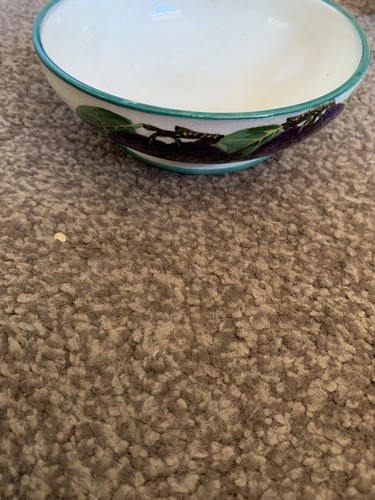 Wemyss ware plum shallow - wemyss,