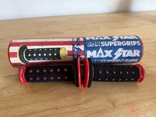 MaxStar BMX Supergrips NOS Red