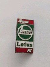 Team Castrol Lotus F1 Vintage Enamel Pin Badge