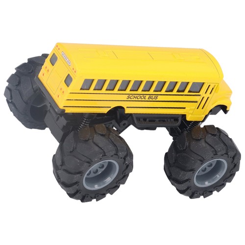 Scale school bus model - school,