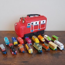 Chuggington Large Wilson Carry Case With 15 Die Cast Trains & a carriage