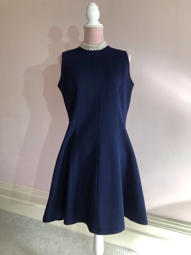 Vintage 1960s navy sleeveless - 1960s,