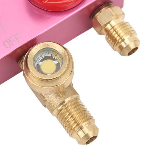 Mini diagnostic manifold gauge - manifold,
