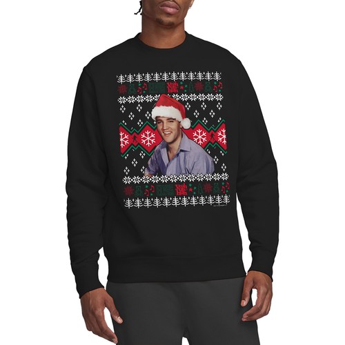 Elvis ugly christmas sweater - ugly,