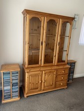 Corndell  Pine Display Cabinet