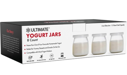 Ultimate yogurt jars count - yogurt, 8