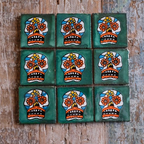 Ceramic mexican tiles - x,