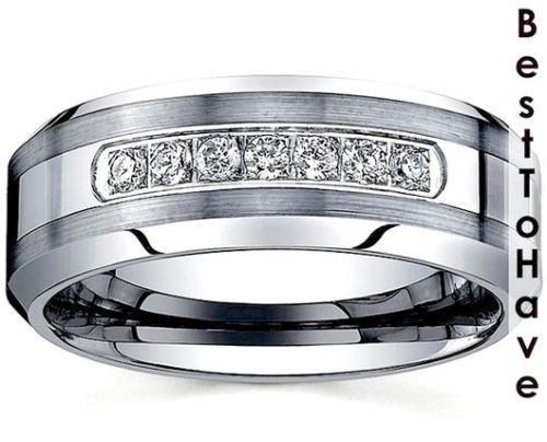 New men tungsten carbide - new, men's