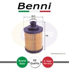 Oil Filter Benni Fits Vauxhall