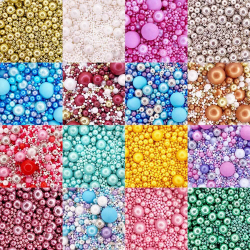 Pinch bigger pearls - -,