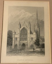 F/G Antique 1838 Engraving