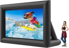PPXIA 20FT Inflatable Movie Screen Outdoor Projector with Blower, Bag & Ropes