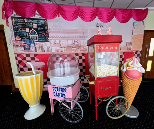 Candy floss popcorn - floss, hire