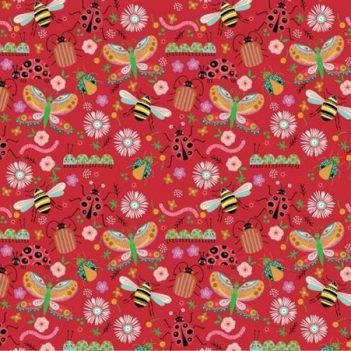 Fat quarter poppie cotton - cotton, hey