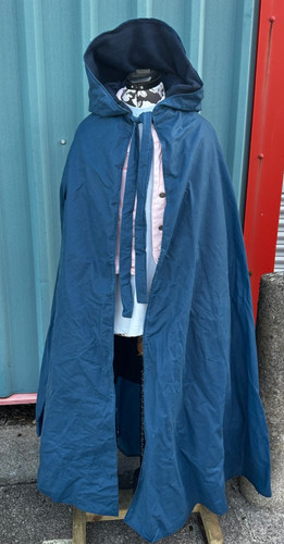 Rustic blue waxed cotton - waxed,