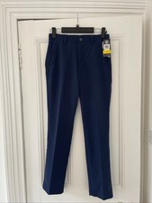 Under Armour Drive Navy Blue Taper Golf Trousers Size W30 L32