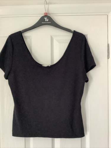 Black ladies top size xl - black,