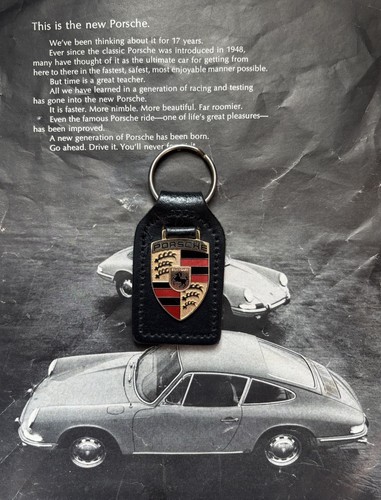 Genuine porsche keyring - genuine,