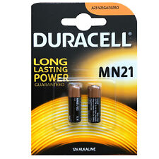 2 x Duracell MN21 A23 12V Alkaline Batteries 23A LRV08 K23A E23A V23GA 12 Volt