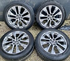 4x19” TOYOTA RAV4 MK5 HYBRID XA50 ALLOY WHEELS SET + TYRES GENUINE SILVER 2019+