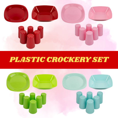 Plastic crockery set - bt,