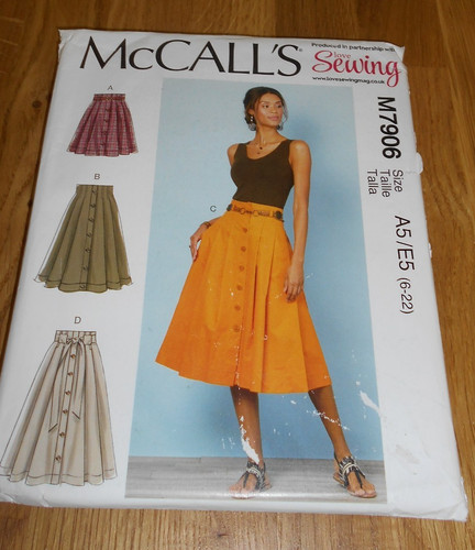 Ladies skirt calls sewing - mc,