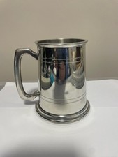 Hand Made English Pewter 1 Pint Tankard by Nobleman Sheffield