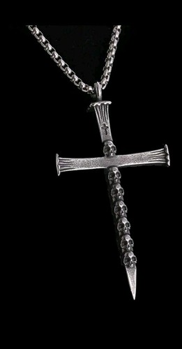 Gothic mens skull cross - gothic,