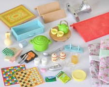 Sylvanian Caravan Spares Accessories. Touring Steps kitchen Iron Calico Critters