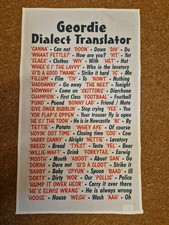 Geordie Dialect words Tea