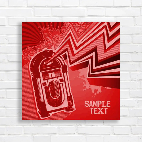 Retro jukebox music box - retro,