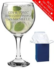 Personalised Engraved Gin