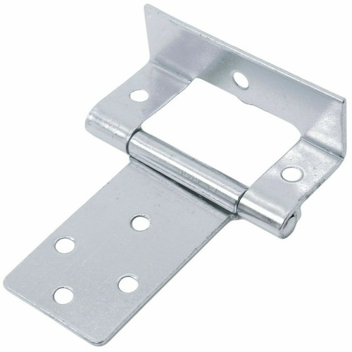 Cranked flush 50mm hinges - 10,
